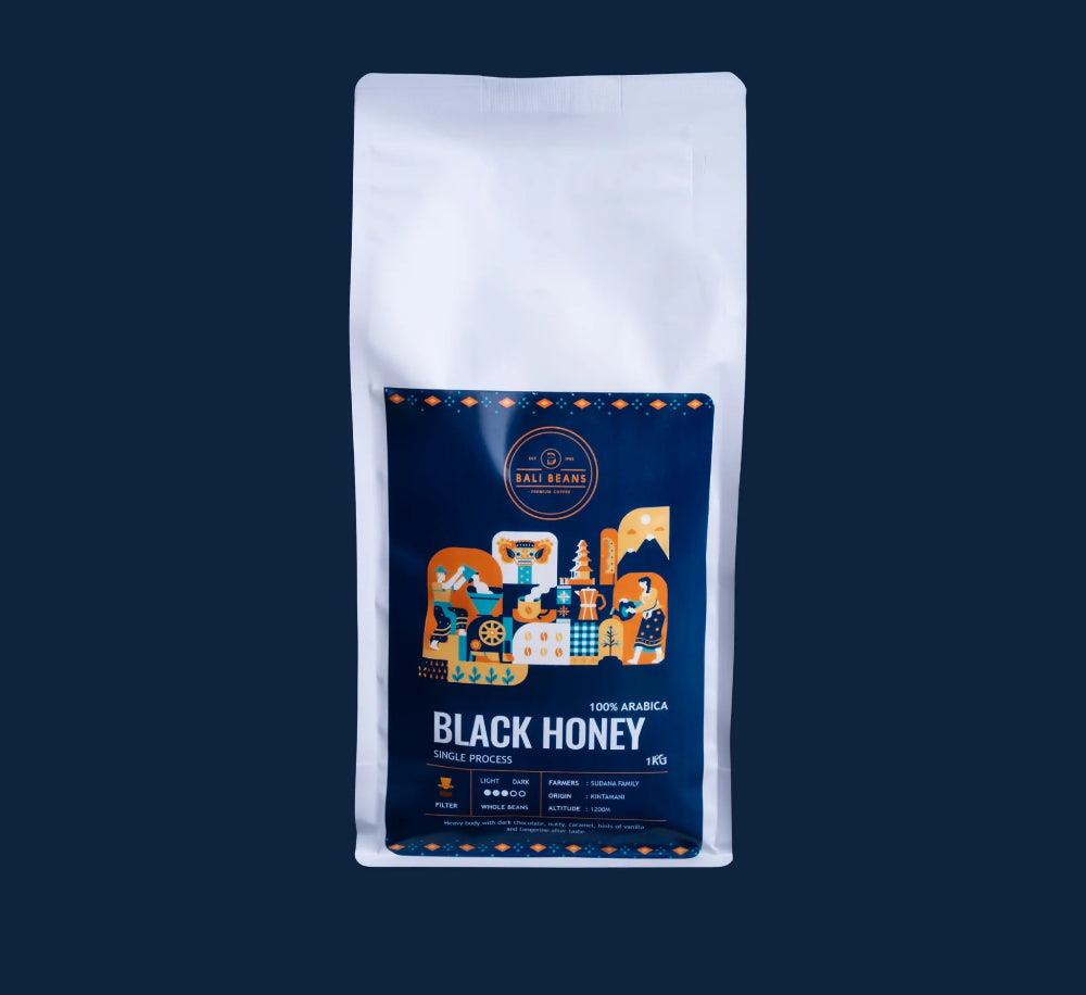 Sudana Family Microlot – Kopi Bali Panggang Organik 1 Kg Proses Black Honey