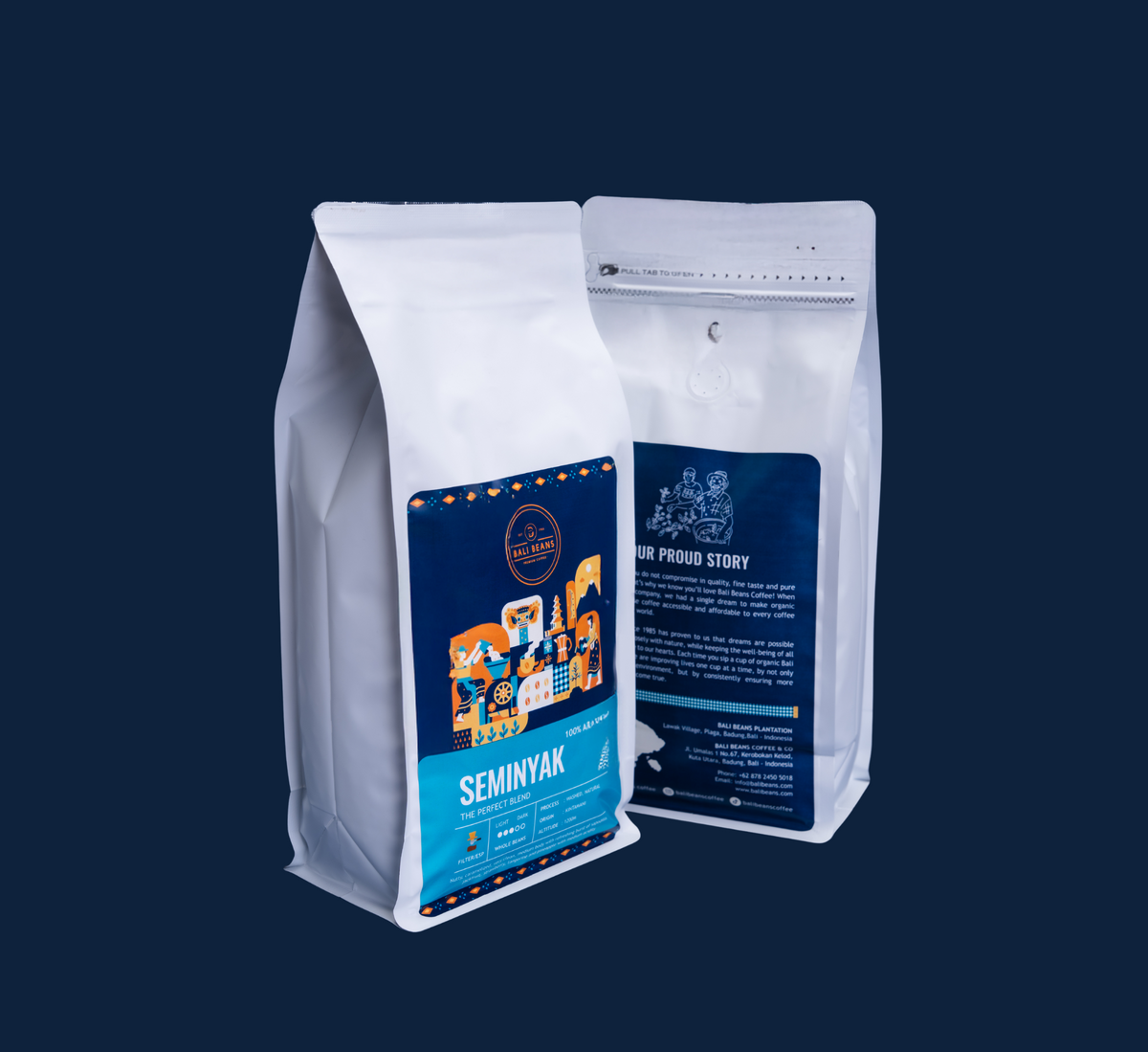 Seminyak Blend 1 Kg - Kopi Panggang Campuran Kintamani Arabica 100% Signature Blend