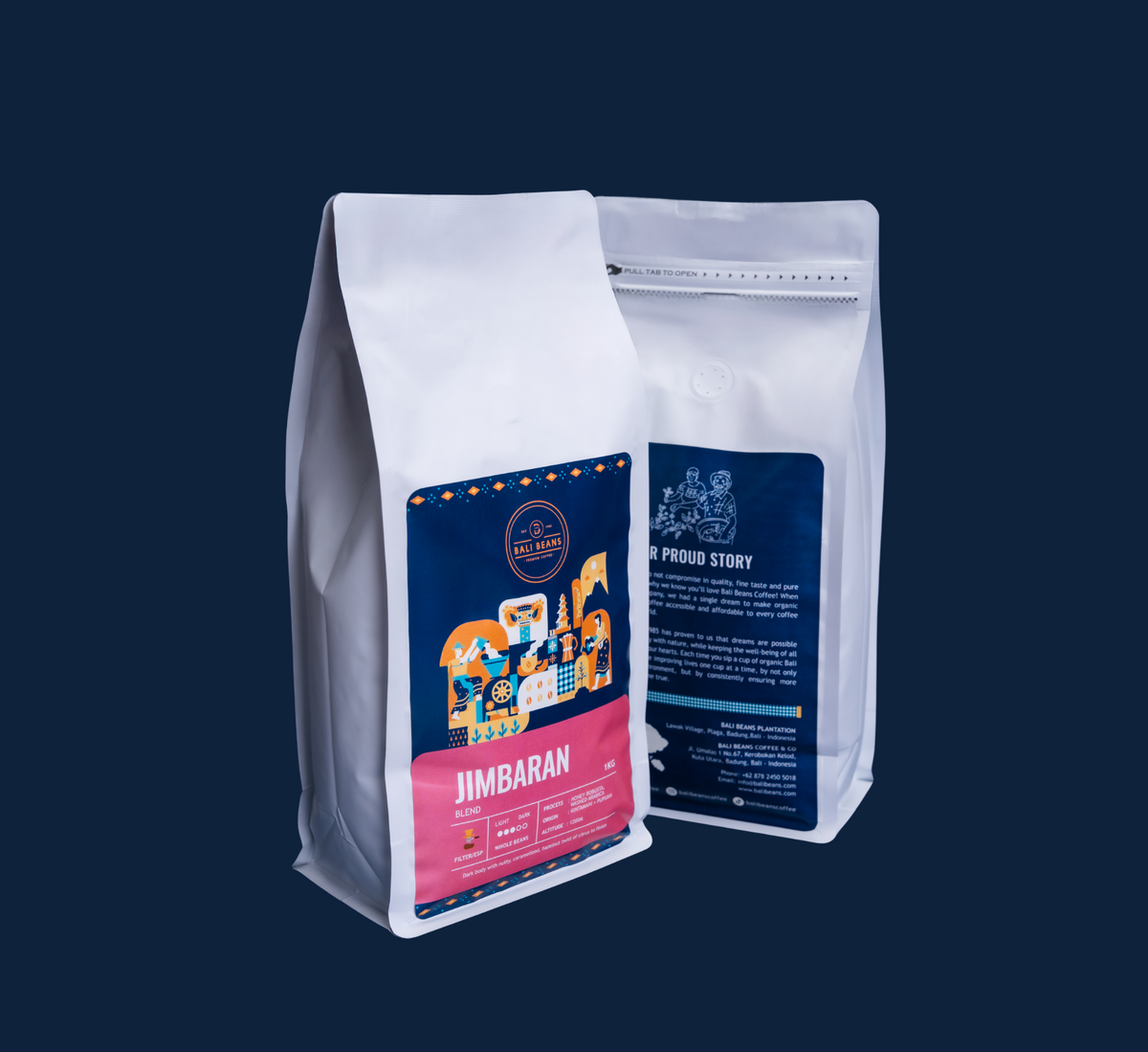 Jimbaran Blend 1 Kg - Kopi Panggang Signature Blend Bali Beans